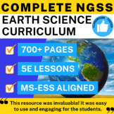 Complete NGSS Middle School Earth Science Bundle Print and