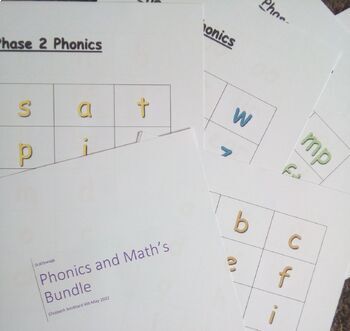 Preview of Complete Numbers (Pre K - 1) and Phonics - Yr 9 Spellings Bundle