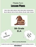 Complete Ohio ELA Lesson Plan Bundle - 5th Grade (45 lesso