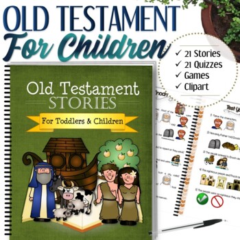 Preview of Complete Old Testament Stories (For Toddlers and Children) - INSTANT DOWNLOAD