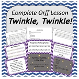 Complete Orff Music Lesson - Twinkle, Twinkle, Little Star
