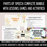 Complete Parts of Speech MEGA BUNDLE (Secondary)!