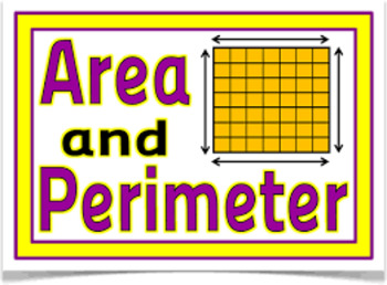 Preview of Complete Perimeter and Area Unit 3rd grade