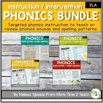 Preview of Phonics- Interactive Notebook & Word Sorts {Targeted Instruction & Intervention}