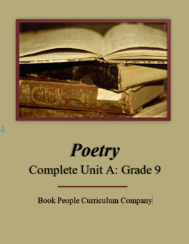 Preview of Poetry Complete Unit A (Grade 9)