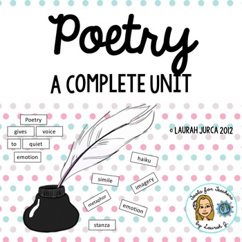 Preview of Complete Poetry Unit for Upper Elementary