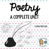 Complete Poetry Unit for Upper Elementary