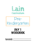 Complete Pre-Kindergarten Homeschool Curriculum (DAY 1)