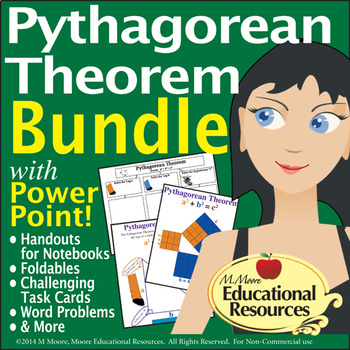 Preview of Pythagorean Theorem Ultimate BUNDLE with Power Point