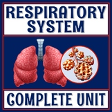 Complete Respiratory System Activity Unit with PPT Present