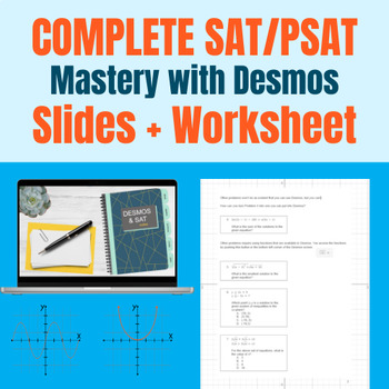 Preview of Complete SAT/PSAT Math Mastery with Desmos: Slides + Worksheet Bundle