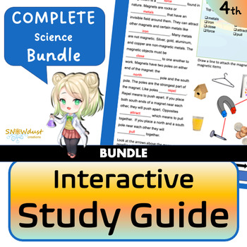 Preview of Complete Science Bundle - Florida Science Interactive Study Guide 4th