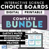 Complete Science Choice Board Bundle | Printable + Digital