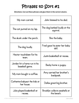 Complete Sentences: 2nd-3rd Grade Common Core ...