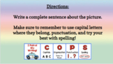 Complete Sentences Practice SLIDES ACTIVITY