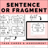 Complete Sentences • Task Cards & Exit Ticket • print & fo