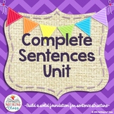 Complete Sentences Unit