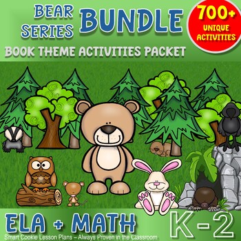 Preview of Complete Series Bundle - Karma Wilson's Bear Books - ELA & Math Worksheets