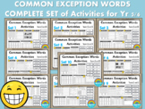 Complete Set Year 5/6 Common Exception Words Spelling Activities