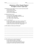 Complete Set of Adventures of Don Quixote Quick Quizzes