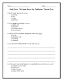 Complete Set of Quick Quizzes for Grade 2 CKLA Unit 3 Read
