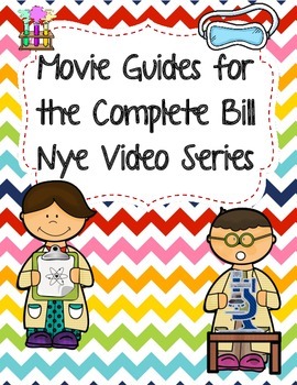 Preview of Complete Set Bundle of Video Worksheets (Movie Guides) for Bill Nye Videos