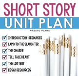 Short Story Unit Plan - Presentations, Assignments, and Ac