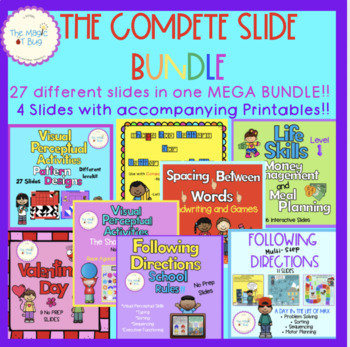 Preview of Complete Slide Bundle - Occupational Therapy - Handwriting - Visual Perceptual