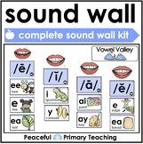 Complete Sound Wall Kit - Grapheme Cards and Signs with Mo