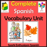 Complete Spanish Vocabulary Unit / Vamos a Aprender el Voc