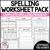 Year Long Spelling Workbook - Graphemes and Phonemes