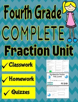 Preview of Fourth Grade Fraction Unit