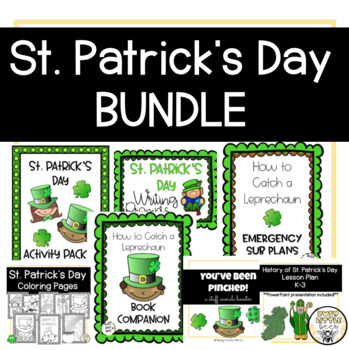Preview of Complete St. Patrick's Day Activities and Lesson Bundle K-2