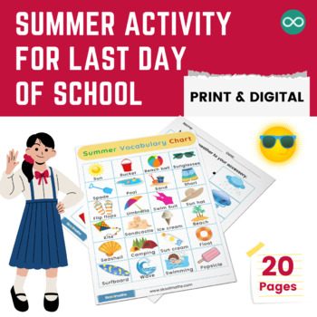 Preview of Complete Summer Activity Bundle for Last Day of School