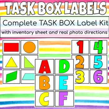 Preview of Complete TASK BOX Label Kit