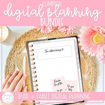Preview of Complete Teacher Digital Planning BUNDLE | iPad + Tablet Planning