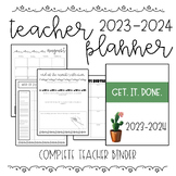 EDITABLE Teacher Planner 2021-2022 (With FREE Updates!) & Bullet Journal
