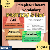 Complete Theatre Vocabulary Kit: Posters and Word Sheet Bundle