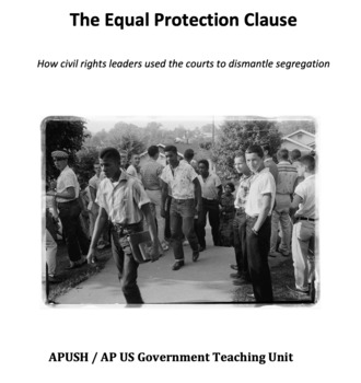 Preview of Complete Unit - The Equal Protection Clause