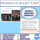 Complete Unit for Romeo and Juliet by William Shakespeare