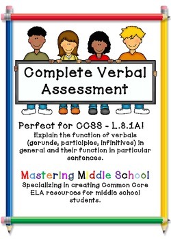 Preview of Complete Verbal Assessment (Infinitives, Gerunds, and Participles)