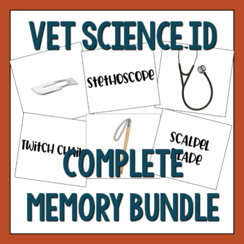 Preview of Complete Veterinary Science Memory Matching Bundle