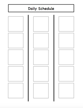 Visual Schedule Set-Up for an Autism Classroom by Hailey Deloya-Vegter