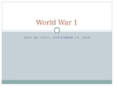 Complete WWI Powerpoint