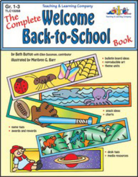 Preview of Complete Welcome Back-to-School Book