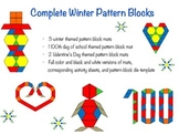 Complete Winter Pattern Blocks (Valentines Day and 100th d