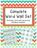 Complete Word Wall Set: 2nd Grade Dolch word cards & ABC headers
