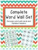 Complete Word Wall Set: Primer Dolch Sight Word Cards and 