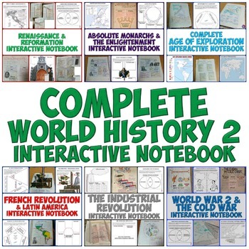 Preview of World History 2 Interactive Notebook Bundle: Readings and Activities
