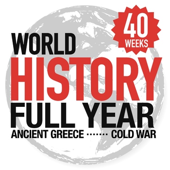 Preview of World History BUNDLE Ancient Greece to Cold War Curriculum - GOOGLE DRIVE ONLY